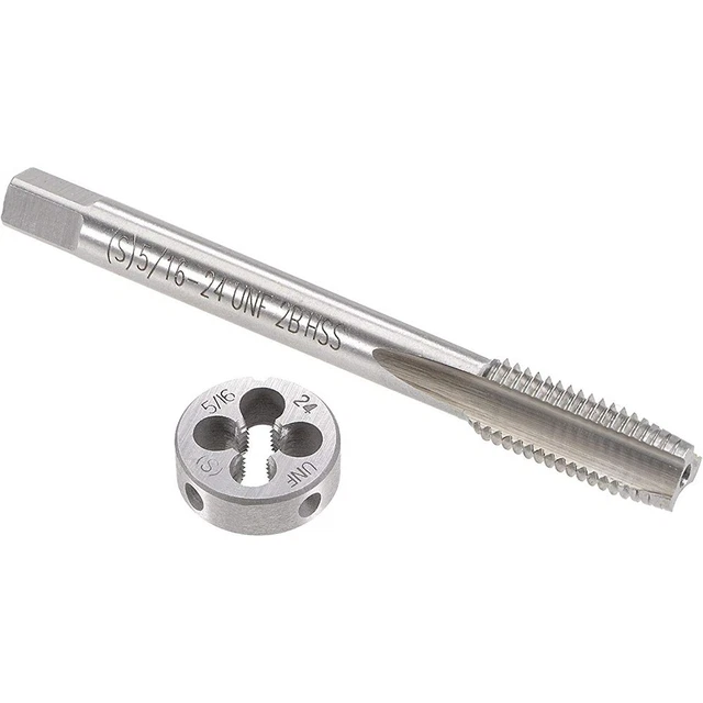 Professional Grade 5/16 24UNF HSS Tap and Die Set for Precision Metalwork