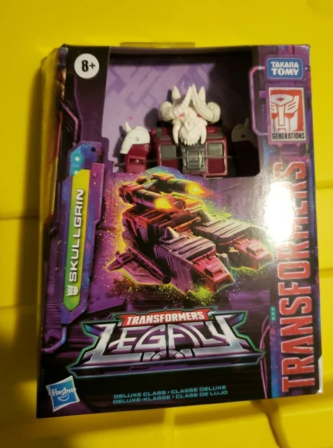 Figurine Transformers Legacy Deluxe Skullgrin Hasbro 14 Cm - Neuve Sous Blister