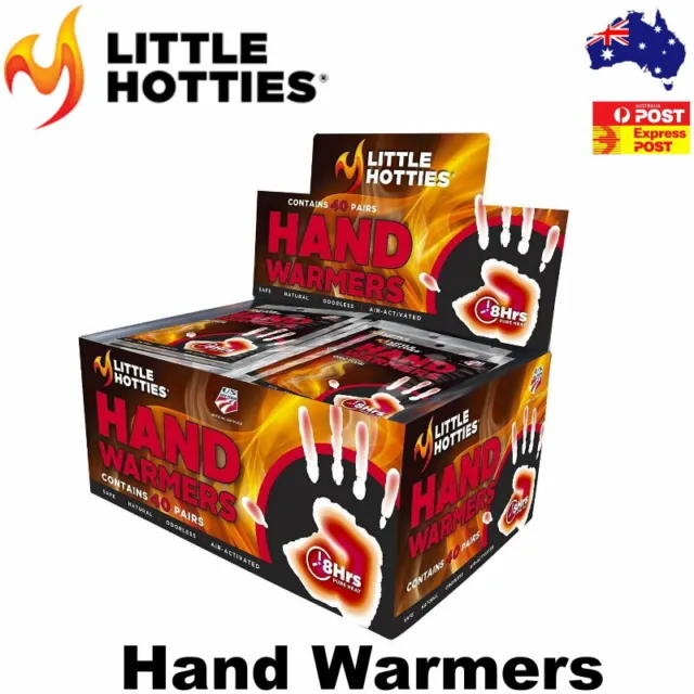 Little Hotties Hand Warmers Glove Pocket Natural Heat Indoor Outdoor Skiing