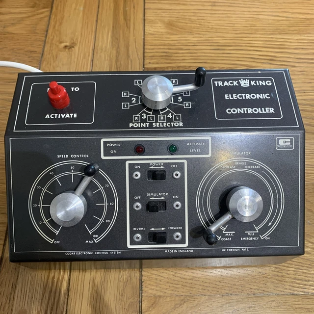 CODAR TRACK KING Electronic Controller Train Layout Vintage £39.27 ...
