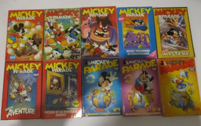 Mickey parade géant - lot de 10 numéros