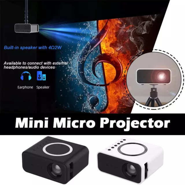 Mini Projecteur LED Smart TV 320*240 Portable Home Cinéma Lot E0