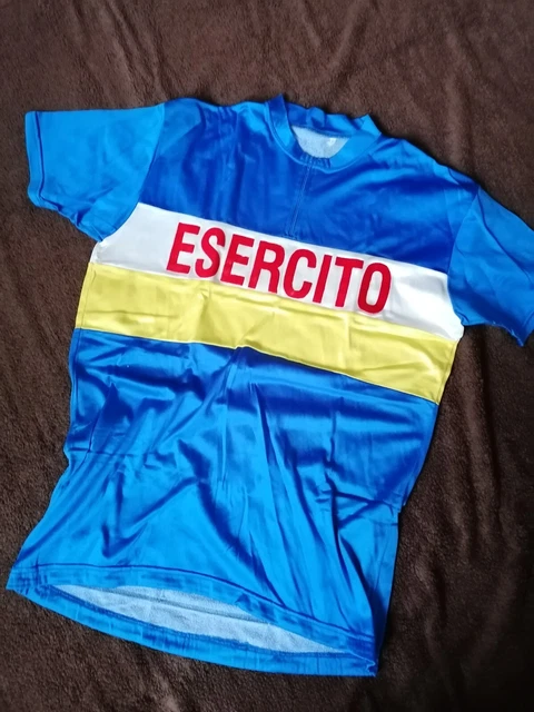 VINTAGE autentica maglia ciclismo G.S. ESERCITO originale d'epoca