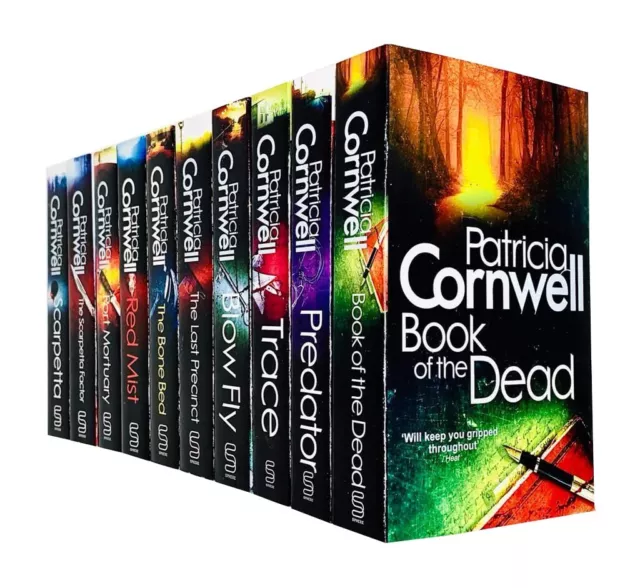 Kay Scarpetta Series 11-20 Collection 10 Books Set By Patricia Cornwell Trace