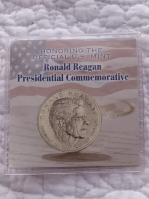 Ronald Reagan 1981 Presidential Inauguration Commemorative Bronze Coin COPY