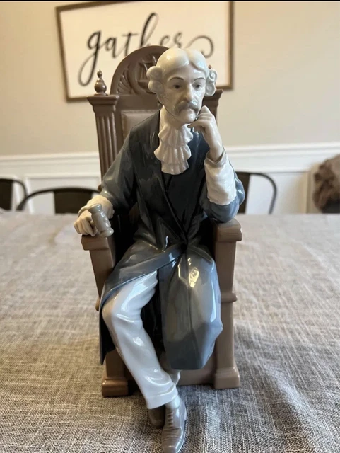 Rare Lladro Porcelain Judge (L.E.) # 1195 Over 12” tall - Mint Rare Lladro Porcelain Judge (L.E.) # 1195 Over 12” tall - Mint