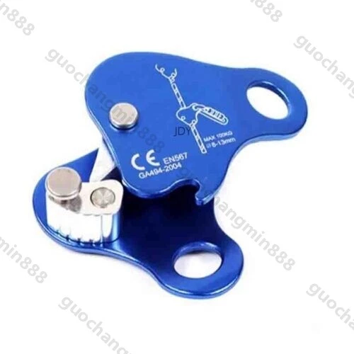 Outdoor Aluminium Klettern Sicherungsgerät Abseilgerät Seil Greifer 24KN NEW