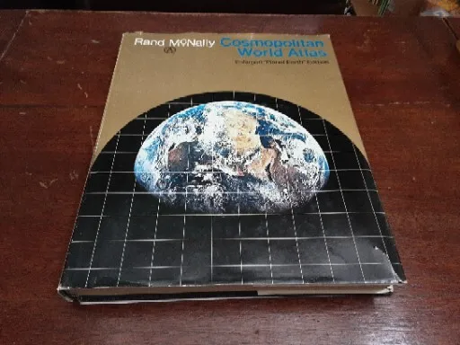 Rand McNally Cosmopolitan World Atlas Enlarged Planet Earth Edition 1970 Maps