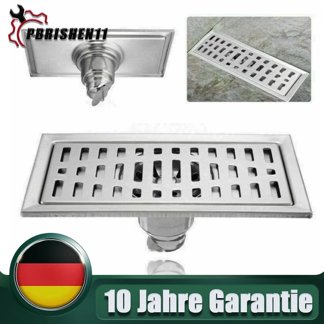 Canalina Di Scarico Per Doccia 80 Cm Installazione A Suolo Damast 18096 - Foto 9