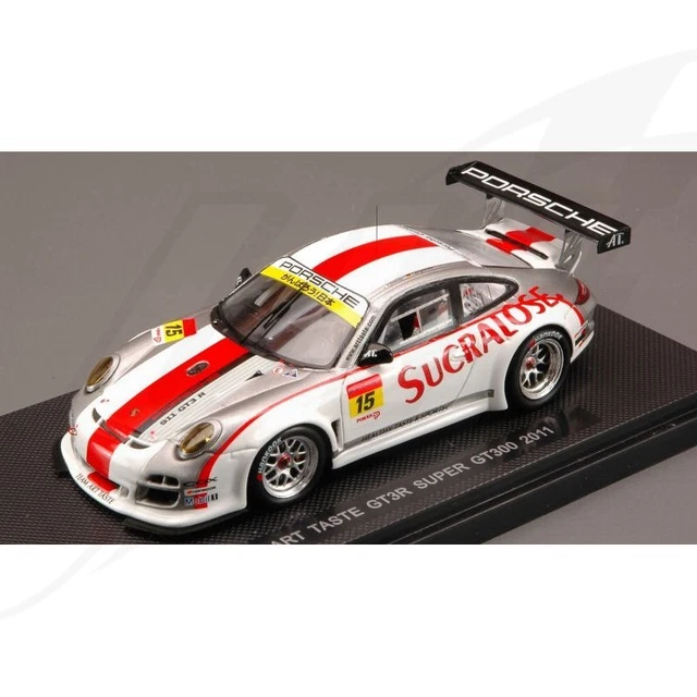 Miniature Ebbro Porsche 997 GT3 N°0 - 12th SUPER GT300 2013 - Échelle 1:43 - Neuve