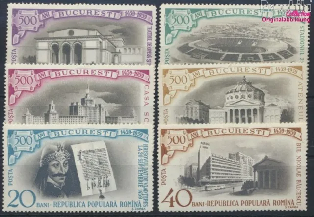 Briefmarken Rumänien 1959 Mi 1795-1800  mit Falz (9933884