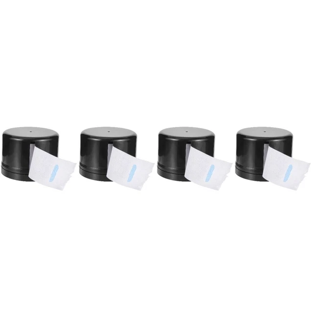 4 juegos de tiras de papel para cuello rollo caja de barbero cuello dispensador de papel tiras para cuello de barbero