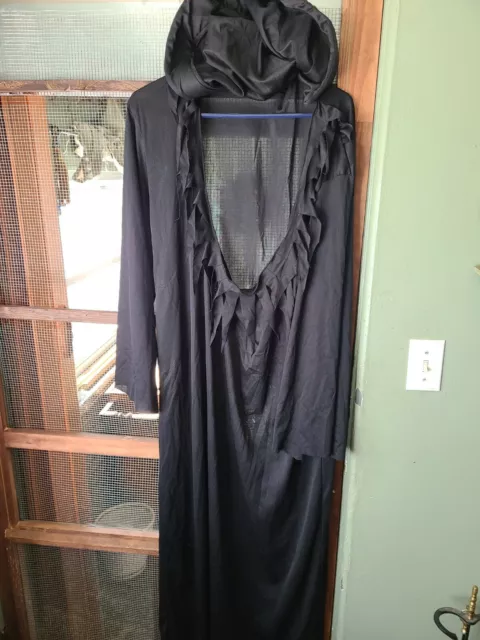 Hooded Black Cape 56" Long