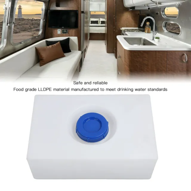 ⊹RV Water Tank 13 Gallon Food Grade Integrated Water Holding Tank For