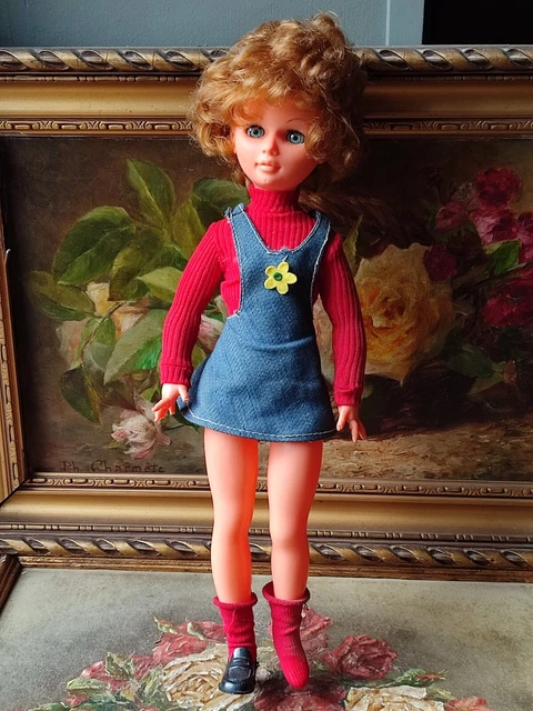 Ancienne Poupée Mannequin Fanny Vimca Frisée Espagne Vêtements D'origine Vintage