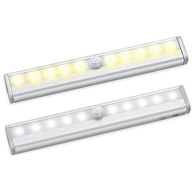 3 pz luci notturne wireless 10 LED movimento luci notturne LED striscia magnetica