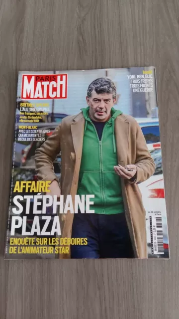 PARIS MATCH n°3886 26/10/2023 Affaire Stéphane Plaza/ Mont-Blanc: recul glaciers 2