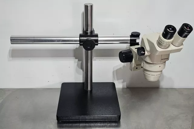 Olympus SZ30 SZ3060 SZ-STB1 Stereo Microscope on Boom Stand Olympus SZ30 SZ3060 SZ-STB1 Stereo Microscope on Boom Stand