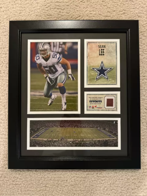 Sean Lee Dallas Cowboys Framed Collage with Game-Used Football