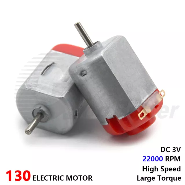 130 Electric Motor DC 3V for RC Model Vehicle Toy Car Boat High Speed 22000 RPM