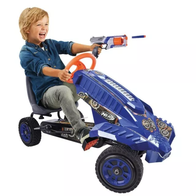 NEW Hauck Pedal Go Kart Kids Bike  Striker Rubber Profile Wheel-Blue 4-8 yrs