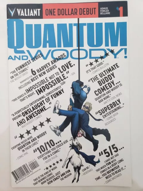 One Dollar Debut: Quantum And Woody #1 (2014) Valiant Comics James Asmus!