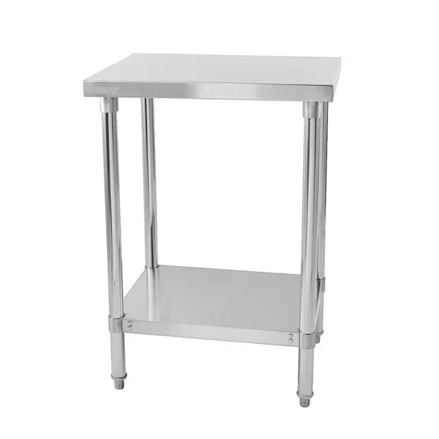 60cm Stainless Steel Table / Under Self / Flat Pack / Commercial Kitchen