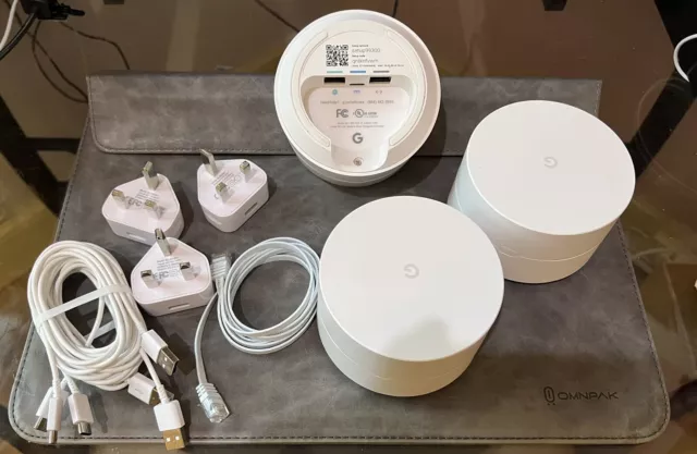 Google WiFi Mesh  3x With UK Power