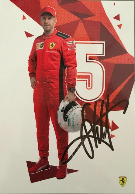 Sebastian Vettel Autogramm