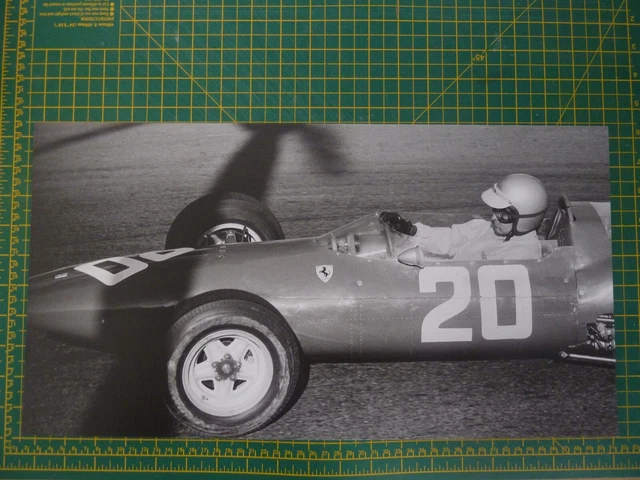 PHOTO ANCIENNE F1 Formule 1 Vintage Clay Regazzoni Ferrari 312 Années