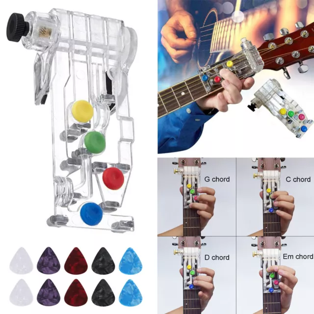 Chord Guitar Learning Teaching Aid Assistant Buddy Chordbuddy System Classical