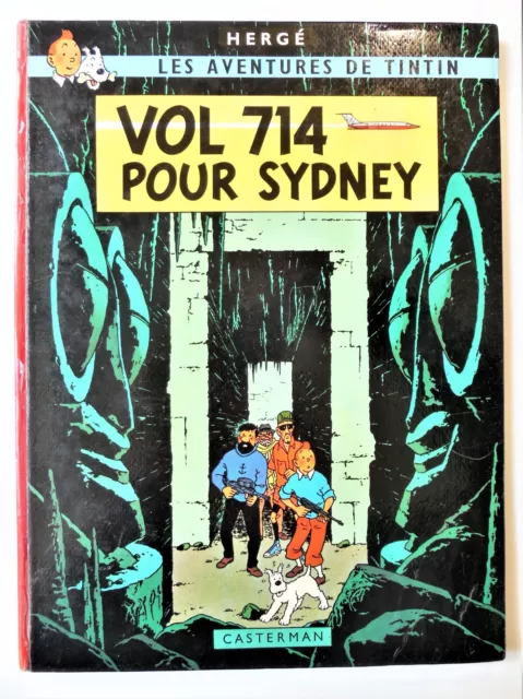 TINTIN T. 22 « Vol 747 pour Sydney », EO (1er tirage)/TBE