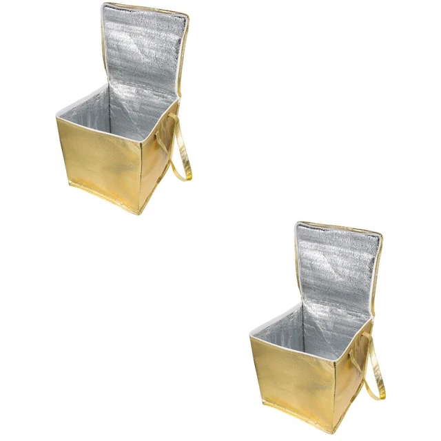 2x Thermal Insulation Picnic Food Carrier Transport Carry Tote for Food