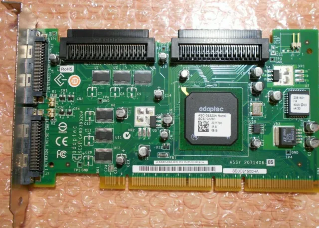 Adaptec 39320A 2071406-05 PCI SCSI Card