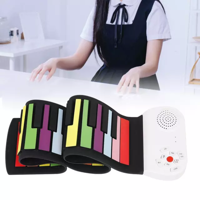 Flexibles Roll-Up-Piano mit 49 Tasten, elektrisches Hand-Roll-Piano als