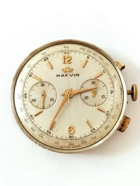 MARVIN 775 Valjoux 22 chronograph movement with dial R 2140 EUR 411 00 PicClick ES