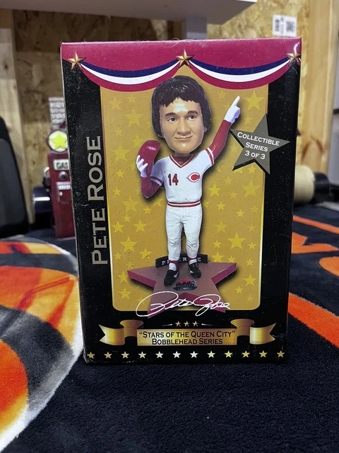 Stars Of The Queen City Pete Rose Bobblehead! Series 3 Of 3!Cincinnati ￼￼Reds