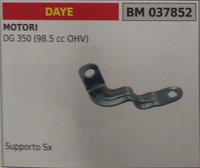 Staffa Sinistra Supporto Serbatoio Per Motori DAYE - DAYEE Y38M0000000 COMPATIBILE - 023573 - Foto 8