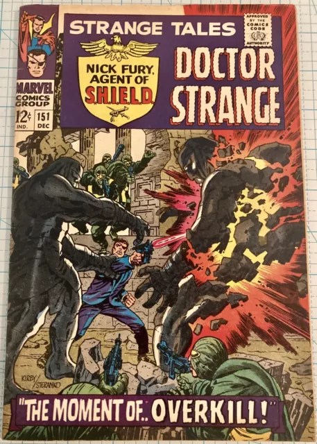 Strange Tales #151 VF 7.5 1st Jim Steranko Marvel Art 1966 Silver Age Nick Fury