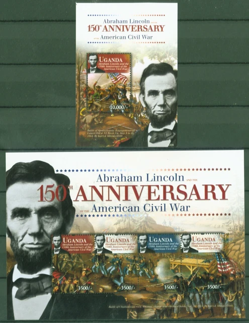 2012 Uganda - Am. Civil War - Northern States - Southern States - 2946-49 + Block 402