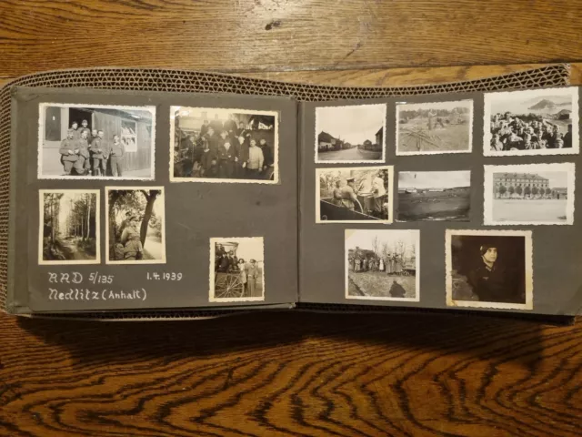 Ww2 German Photo Album History In Pictures..140 Of Them All Original .Rare!