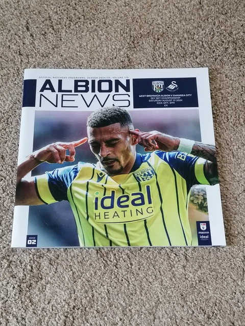 Wba West Brom West Bromwich Albion V Swansea City 31 8 24 Mint