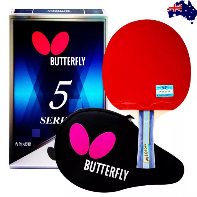 Butterfly TBC501 Table Tennis Ping Pong Racket Paddle Bat Long Handle/Shakehand