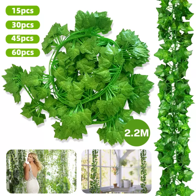 Artificial Ivy Garland Fake Vine Trailing Leaf Hanging Plant Foliage Home Decor