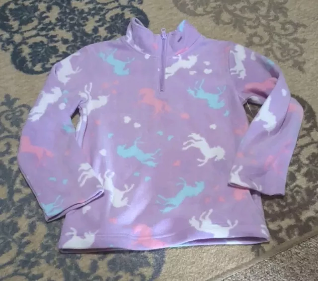 BTWEEN KIDS GIRLS Unicorn Print Cozy Soft Fleece Pullover Sweatshirt Size 10 7.59 PicClick UK