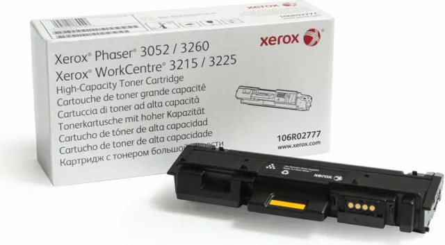 Toner Originale Xerox Nero 106R02775 Da 1.500 Pagine  Workcentre 3225Vdni