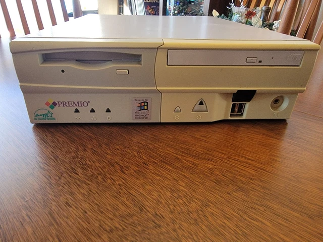 RARE PREMIO VINTAGE Compact Pentium II Desktop, Windows NT 98, No Power ...