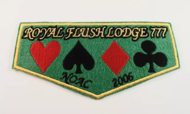 2006 NOAC - FELT  Royal Flush Lodge 777 Flap 2