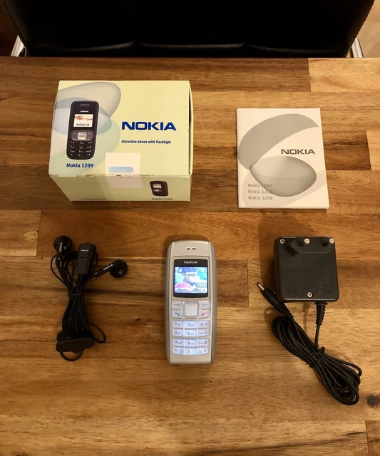 Téléphone Portable Amstrad S1200 Vintage – Collection – Vert – Avec Chargeur Et Écouteurs