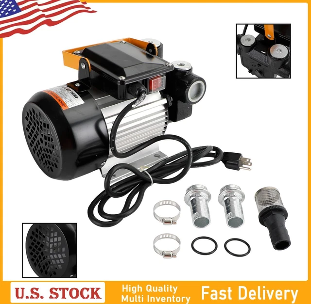110V AC 550W Oil Diesel Electric Fuel Transfer Pump Self Priming 16GPM Pump RL